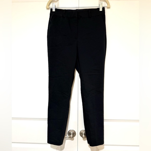 H&M Dark Navy Blue Women's Pants with pockets sliming sz 6 - Picture 7 of 10